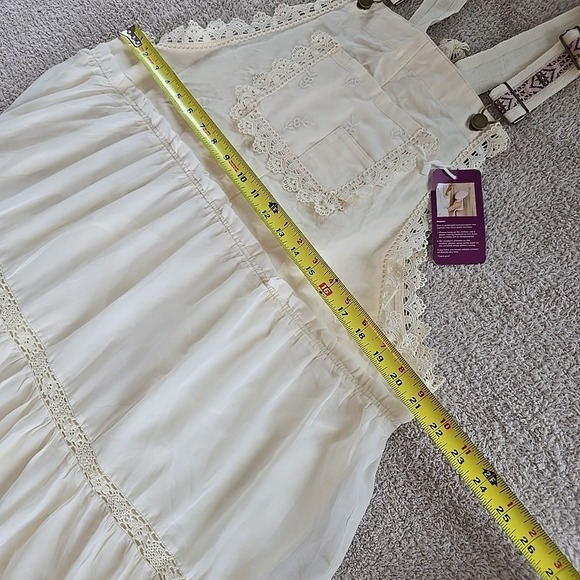 Overall Boho Cream Maxi Dress - Picture 14 of 16